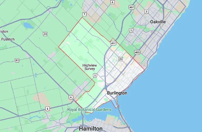 Burlington map